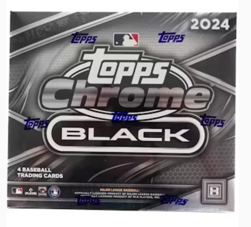 2024 Topps CHROME BLACK Baseball Hobby Box