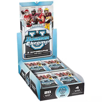 2025 Bowman University Chrome Football Hobby Box