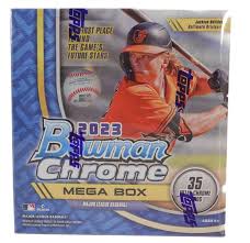 2023 Bowman Chrome Baseball Factory Sealed Mega Box