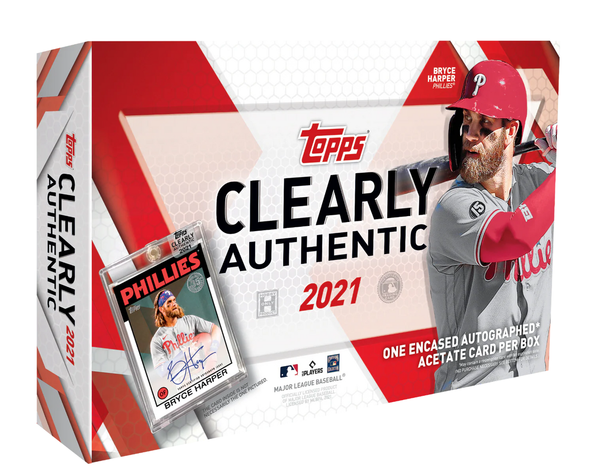 2021 Topps Clearly Authentic Baseball Hobby Box