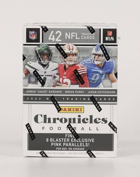 2022 Panini Chronicles Football 6-Pack Blaster Box (Pink Parallels)
