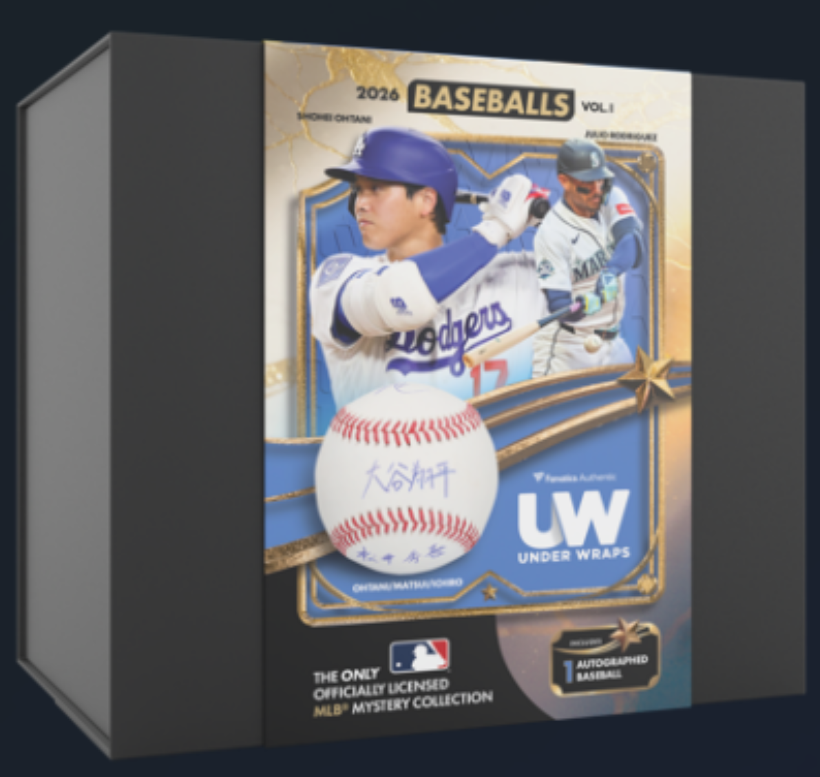 2026 Under Wraps Autographed MLB Baseballs Vol 1