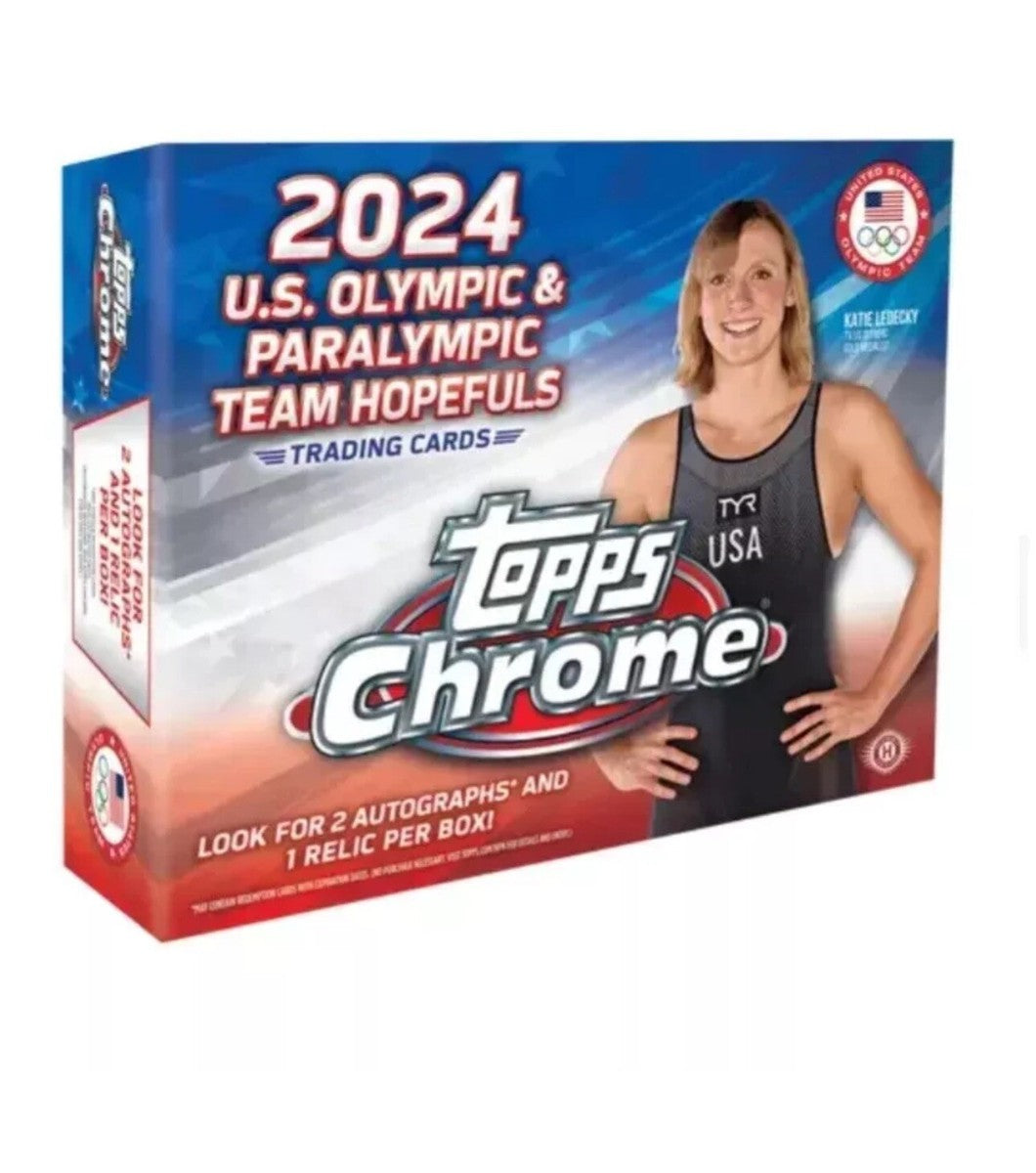 2024 Topps Chrome U.S. Olympic and Paralympic & Hopefuls Hobby Box