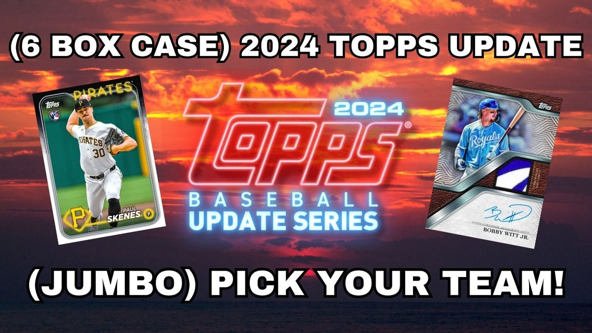 BREAKS 10PM!! BREAK 8969 (6 BOX) 2024 Topps Update Series Baseball