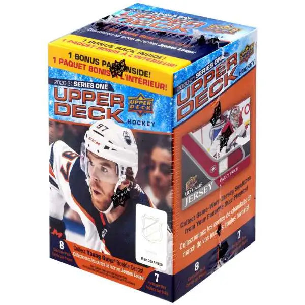 2020-21 Upper Deck Series 1 Hockey 7 Pack Blaster Box