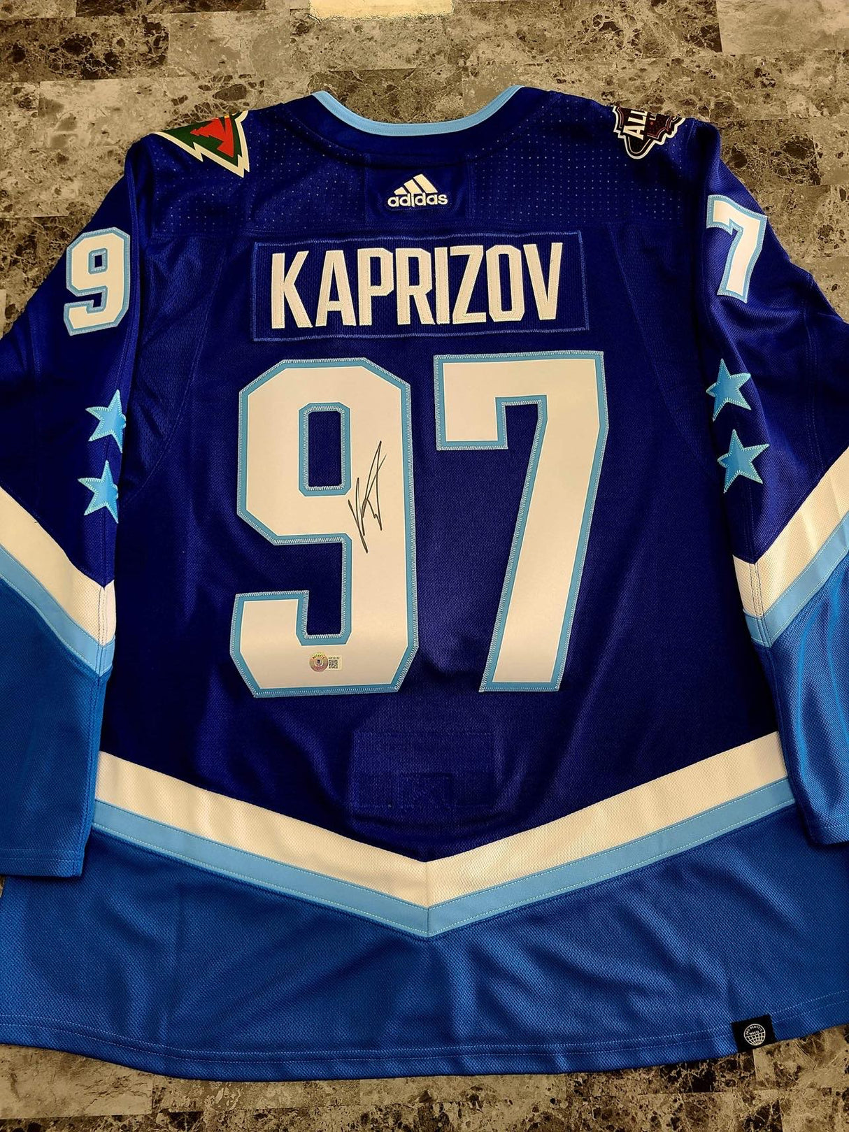 Kirill Kaprizov Signed All Star Jersey w/ COA